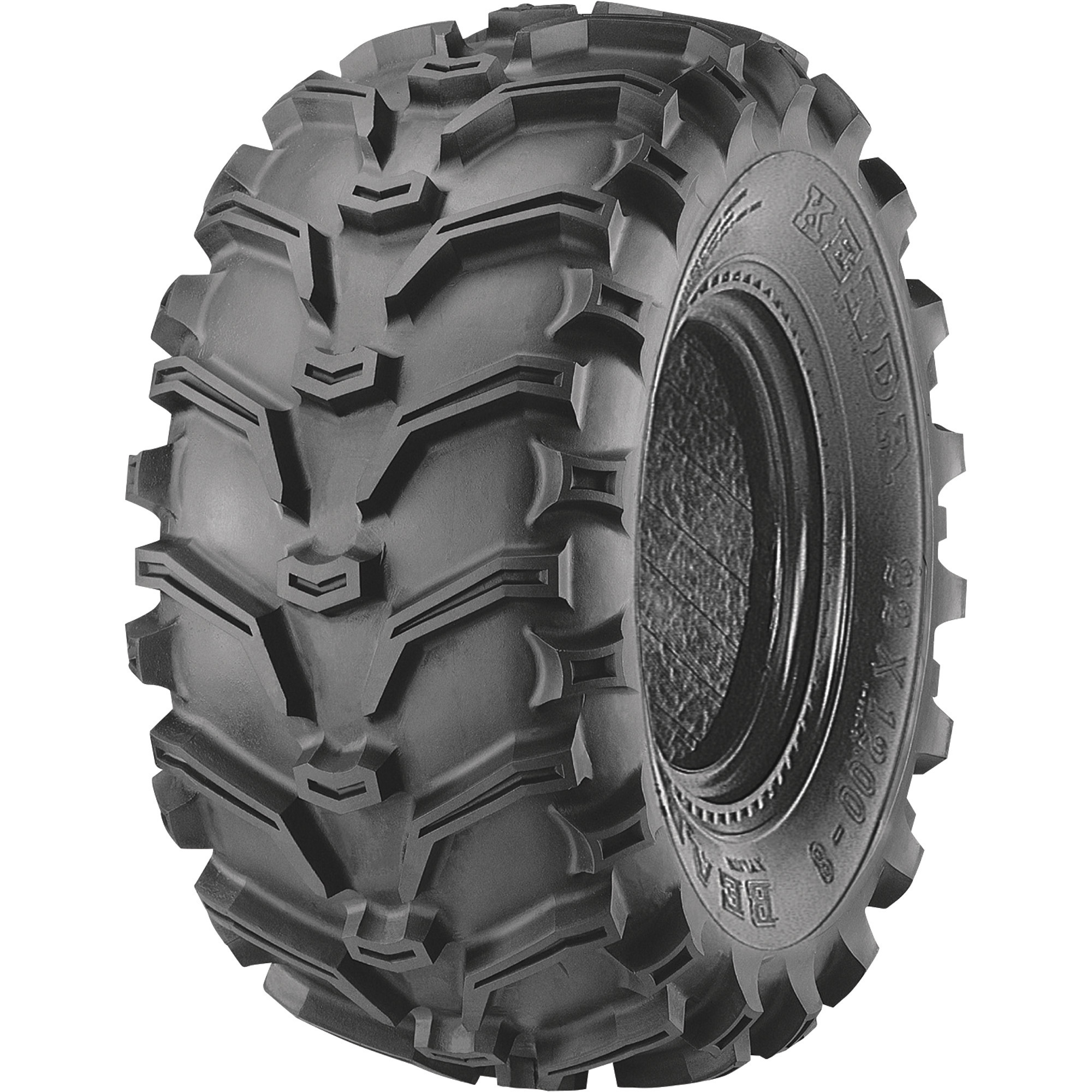 Kenda K299 Bearclaw Tubeless ATV Replacement Tire, 25 x 10.00-12 6PR TL, Model# 1002-6BC-I